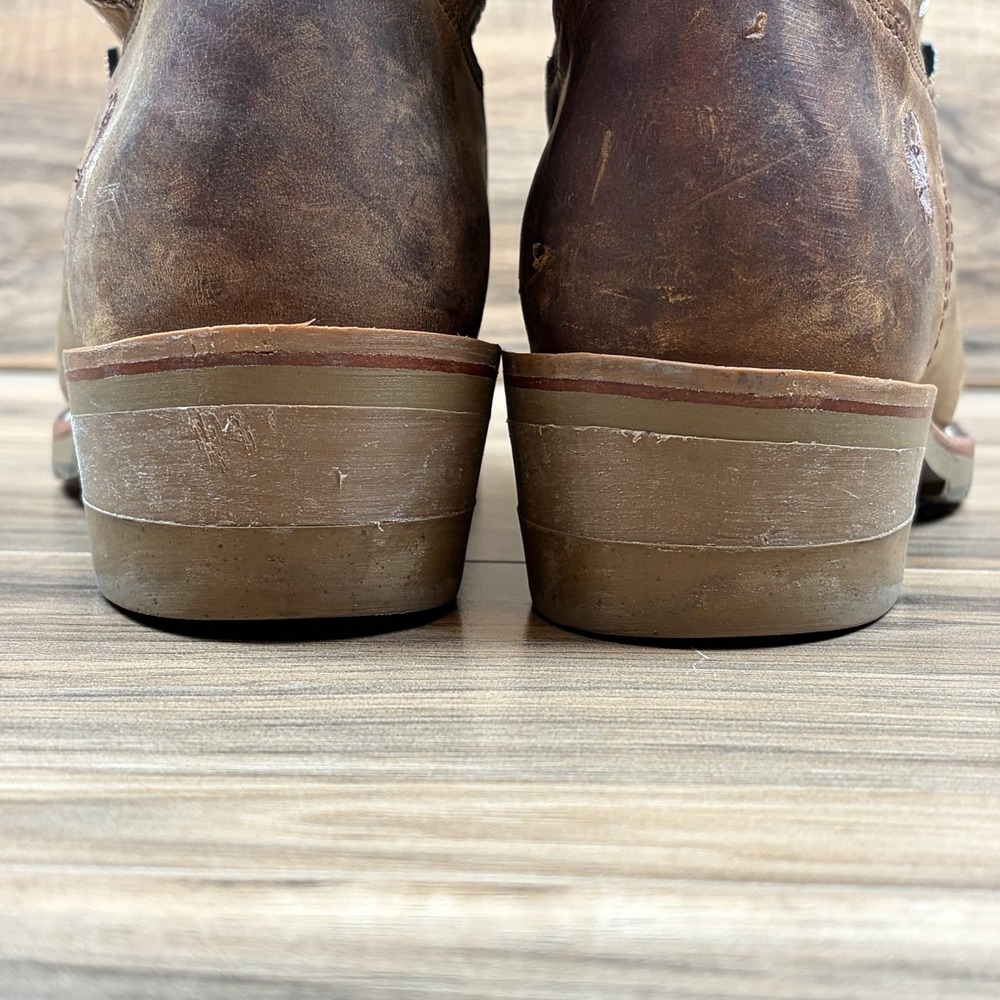 Double H Dylan Mens 11D Soft R Toe 12" Western Work Ranch Boots USA Made DH1552 - Picture 6 of 16